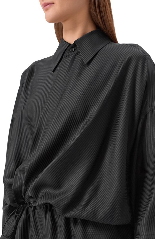 Шелковое платье Petar Petrov S26TD29 Чёрный  S26TD29 Фото 4