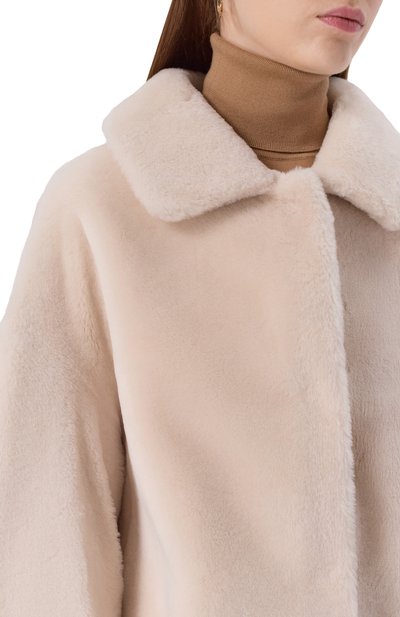 Двусторонняя дубленка из овчины MANZONI24 кремового цвета по цене 366500 руб., арт. 25M770R-S21/48-50, фото 5 Двусторонняя дубленка из овчины MANZONI24, арт. 25M770R-S21/48-50, фото 5