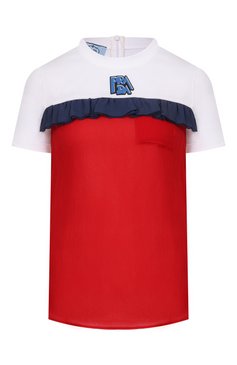 Хлопковый топ PRADA, арт. 35982-1S3T-F0XKK-191, фото 1