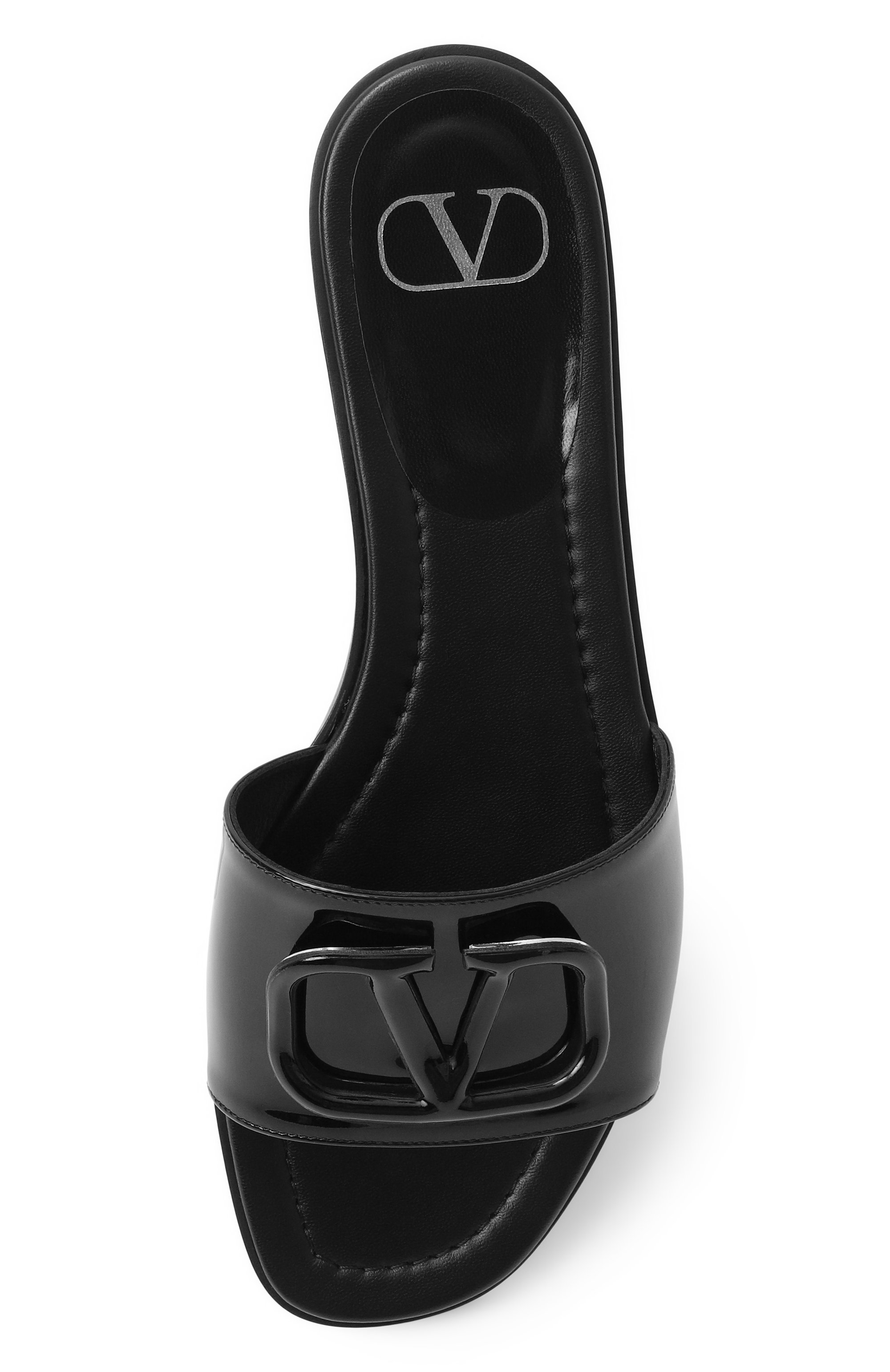 Лакированные шлепанцы vlogo signature VALENTINO, арт. 8W2S0BD5/TMK, фото 6