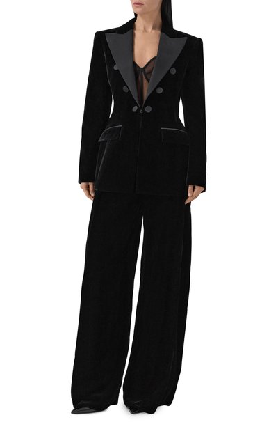 Женские бархатные брюки ZUHAIR MURAD, арт. PTR26411/VESB008