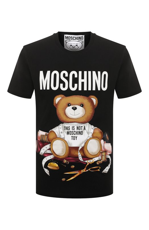 фото Хлопковая футболка moschino