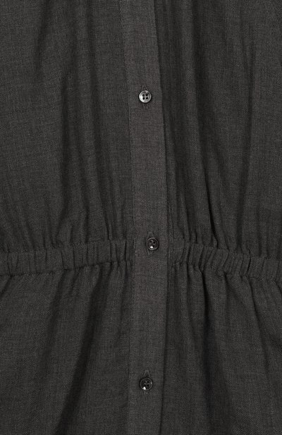 Шерстяное платье BRUNELLO CUCINELLI темно-серого цвета по цене 192000 руб., арт. BD920S420B, фото 3 Шерстяное платье BRUNELLO CUCINELLI, арт. BD920S420B, фото 3