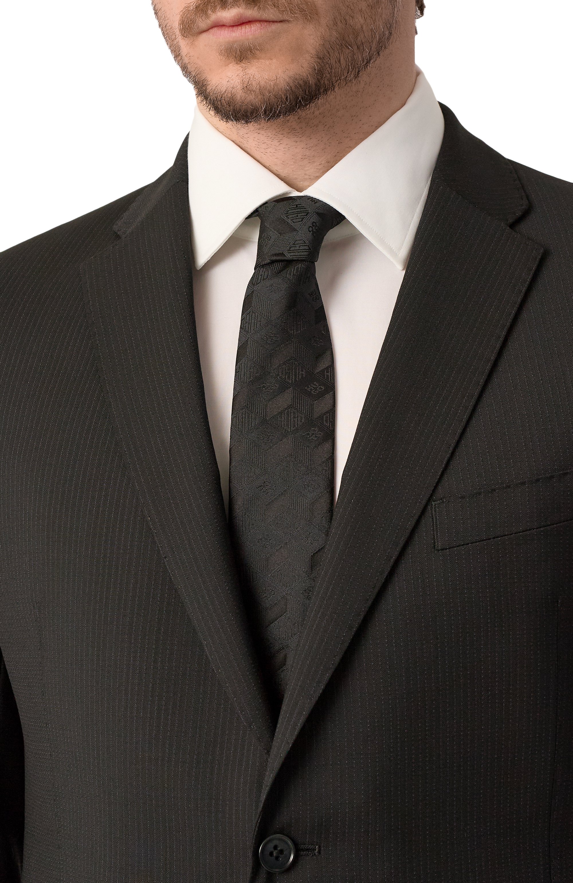 Шелковый галстук HUGO, арт. 50541115, фото 2