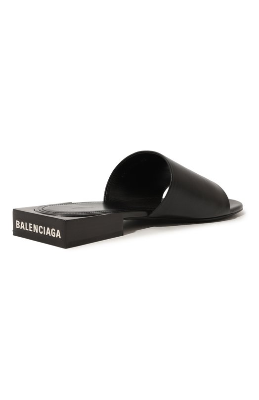 фото Кожаные шлепанцы balenciaga