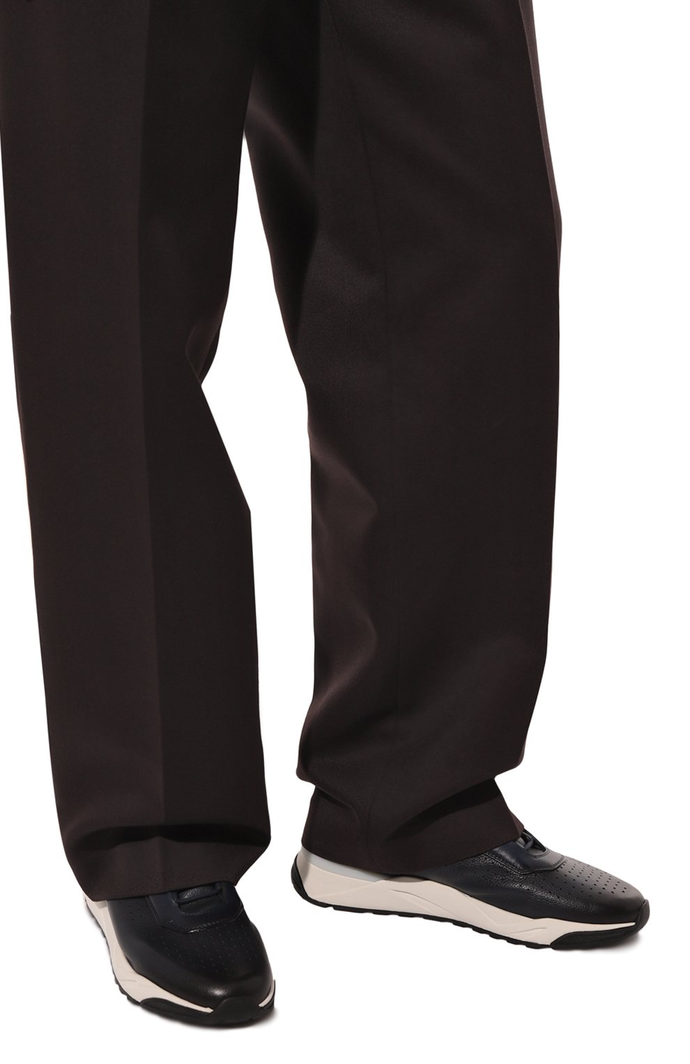 Кожаные кроссовки innova SANTONI, арт. MBIM21694BINNSU6U57, фото 3