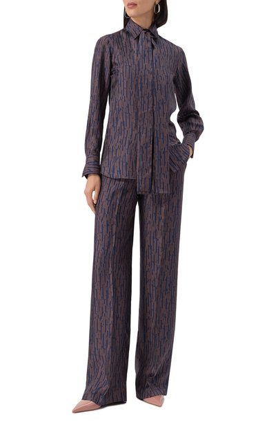 Атласная блузка KITON, арт. D48407, фото 2