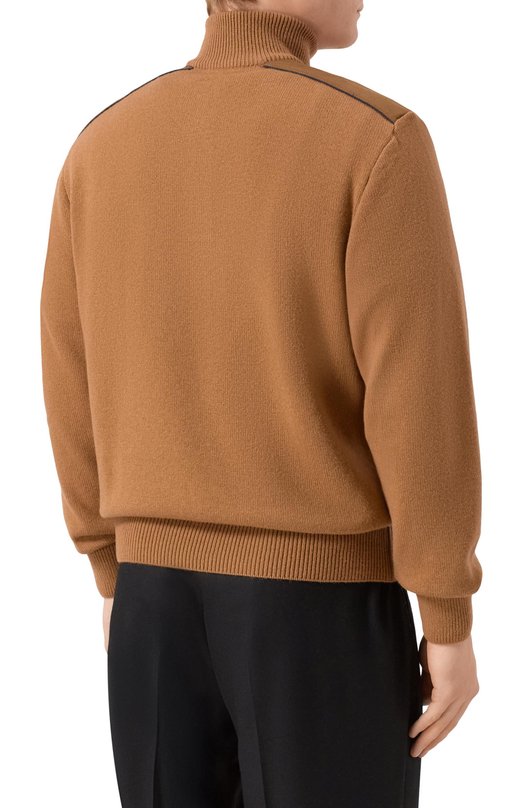 Свитер из шерсти и кашемир Paul&Shark 15311152/3XL-6XL Бежевый  15311152/3XL-6XL Фото 4