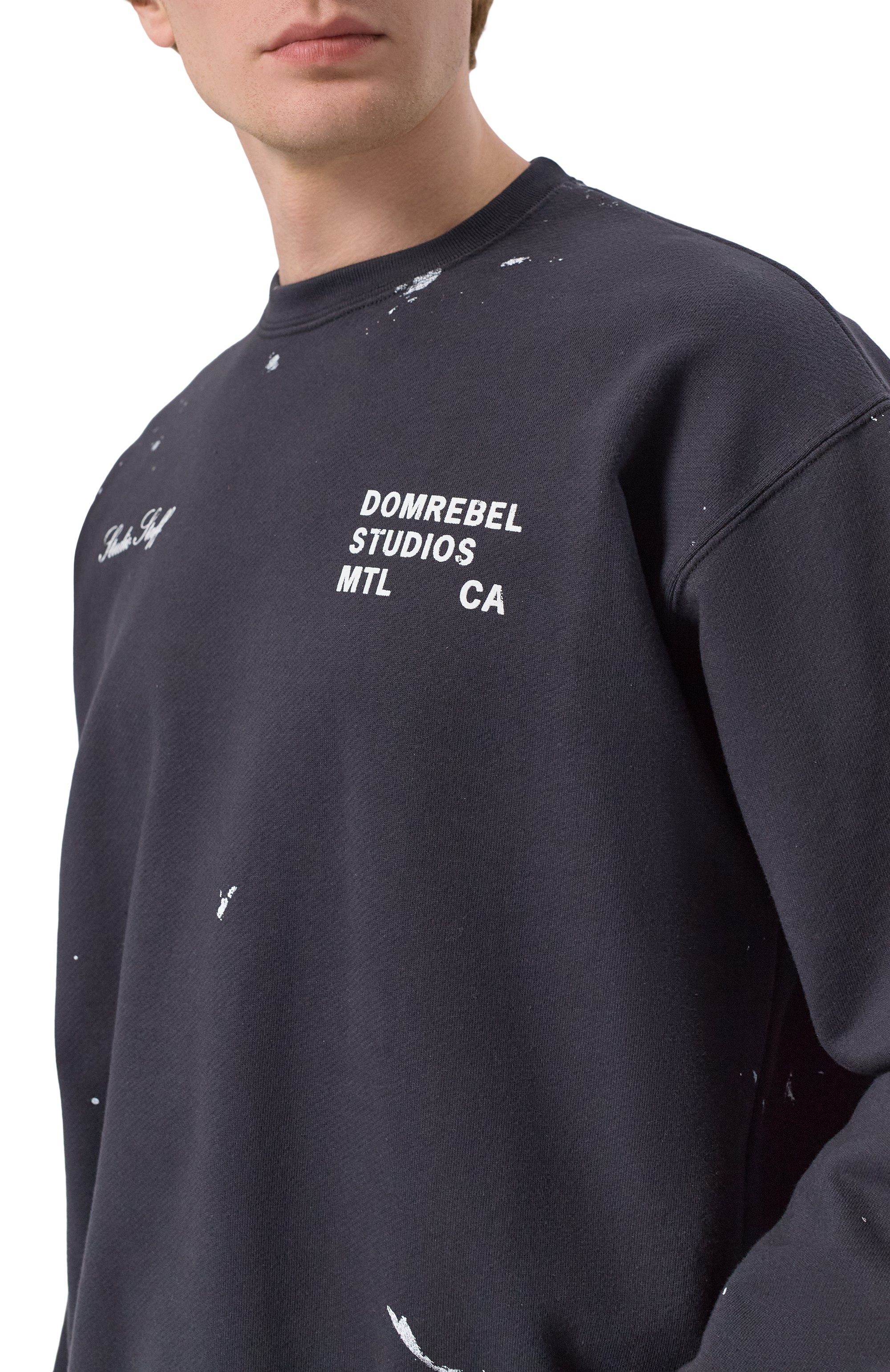 Хлопковый свитшот DOMREBEL, арт. M STAFF/SWEATSHIRT, фото 5