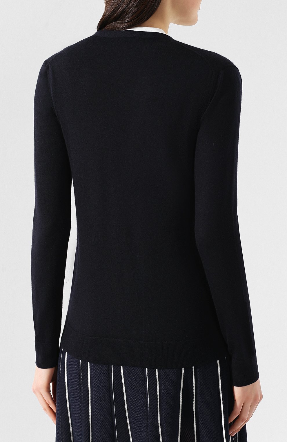 Кашемировый кардиган RALPH LAUREN синего цвета по цене 140500 руб., арт. 290698950, фото 4 Кашемировый кардиган RALPH LAUREN, арт. 290698950, фото 4