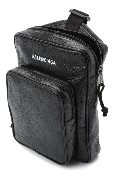 Кожаная сумка-мессенджер explorer BALENCIAGA, арт. 620260/DB5J5, фото 4