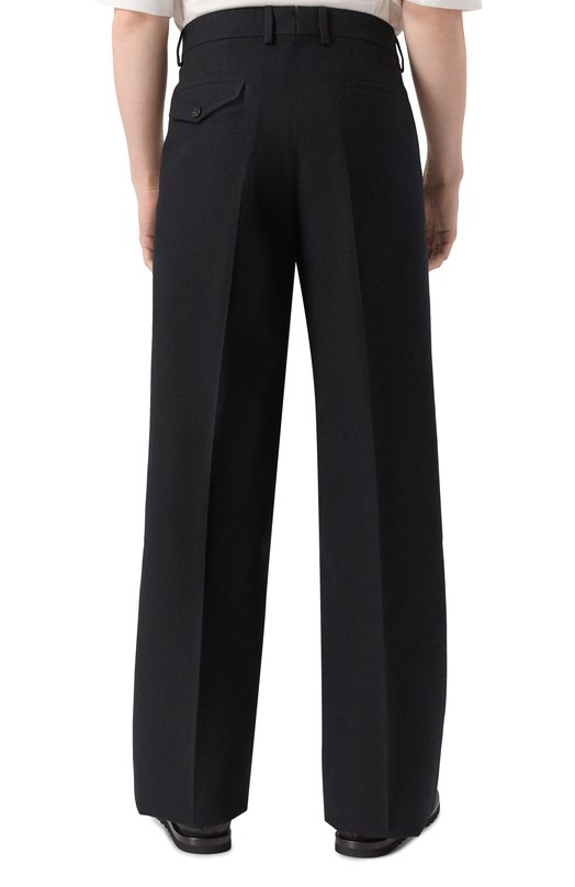 Шерстяные брюки Ann Demeulemeester B0011607/FA207 Чёрный  B0011607/FA207 Фото 4