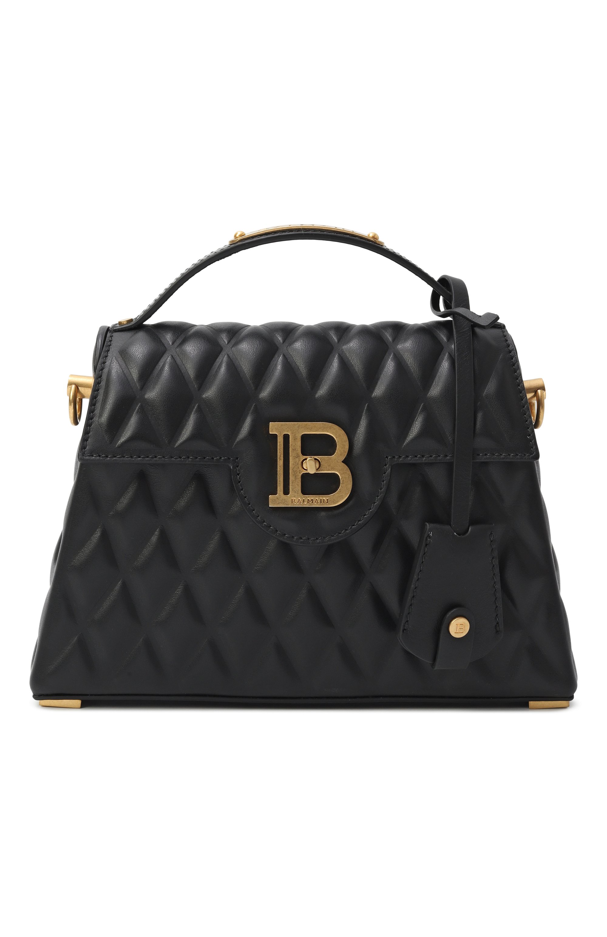 Сумка b-buzz dynasty BALMAIN черного цвета по цене 299500 руб., арт. EN1DB935/LHLB, фото 1 Сумка b-buzz dynasty BALMAIN, арт. EN1DB935/LHLB, фото 1