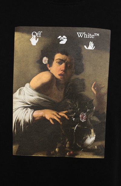 Хлопковая футболка OFF-WHITE, арт. 0MAA038F21JER005, фото 5