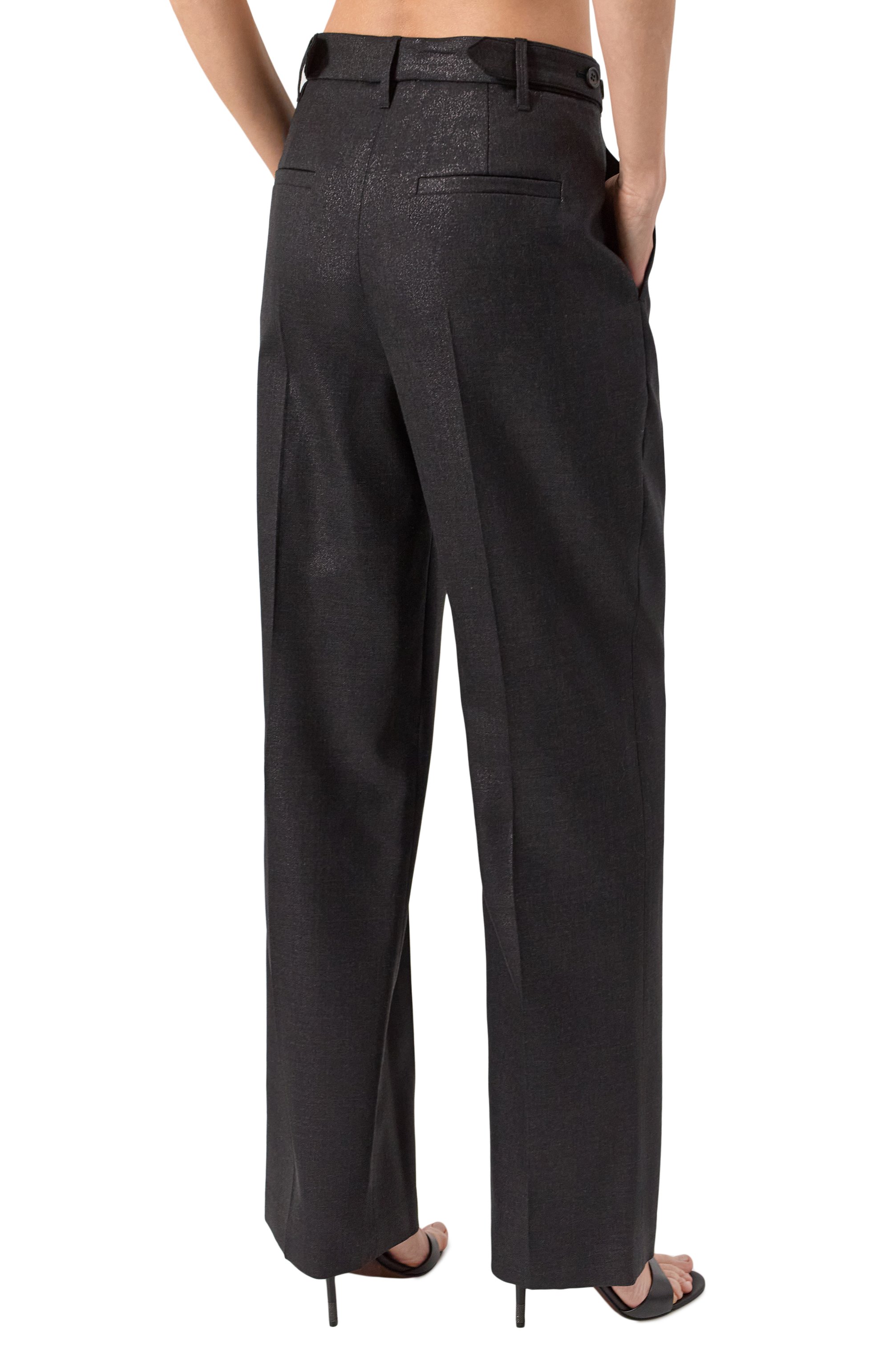 Шерстяные брюки BRUNELLO CUCINELLI, арт. MG502P8779, фото 4