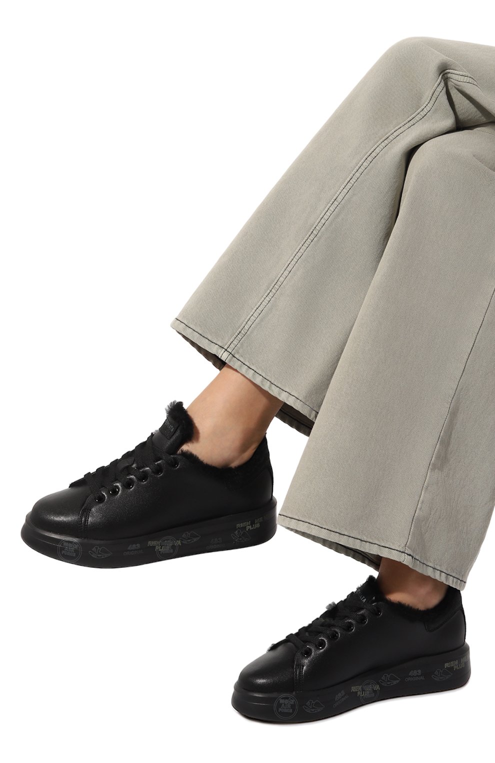 Кожаные кеды belle PREMIATA, арт. BELLE/VAR 5074, фото 3