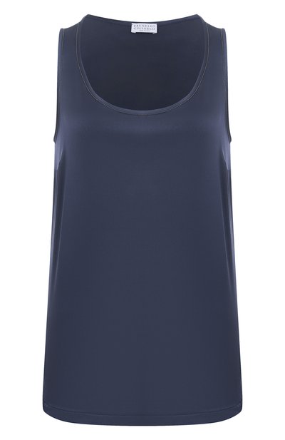 Женский атласный топ BRUNELLO CUCINELLI, арт. MPC59DE330
