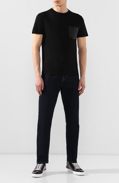 Хлопковая футболка BERLUTI, арт. R15JRS32-005, фото 2