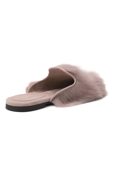 Сабо из овчины DOLCE & GABBANA бежевого цвета по цене 120500 руб., арт. CI0224/A9Y93, фото 5 Сабо из овчины DOLCE & GABBANA, арт. CI0224/A9Y93, фото 5