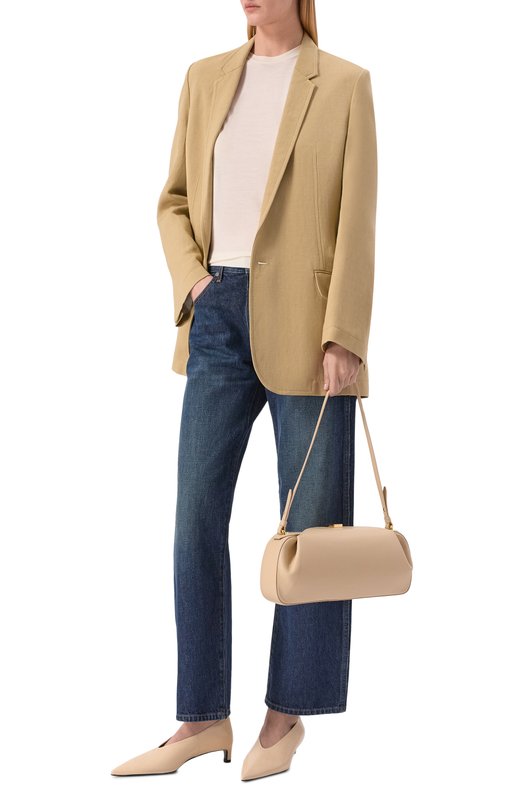 Сумка Oyster Clutch Yuzefi 0YSTER CLUTCH/PEBBLE GRAIN LEATHER Кремовый  0YSTER CLUTCH/PEBBLE GRAIN LEATHER Фото 3