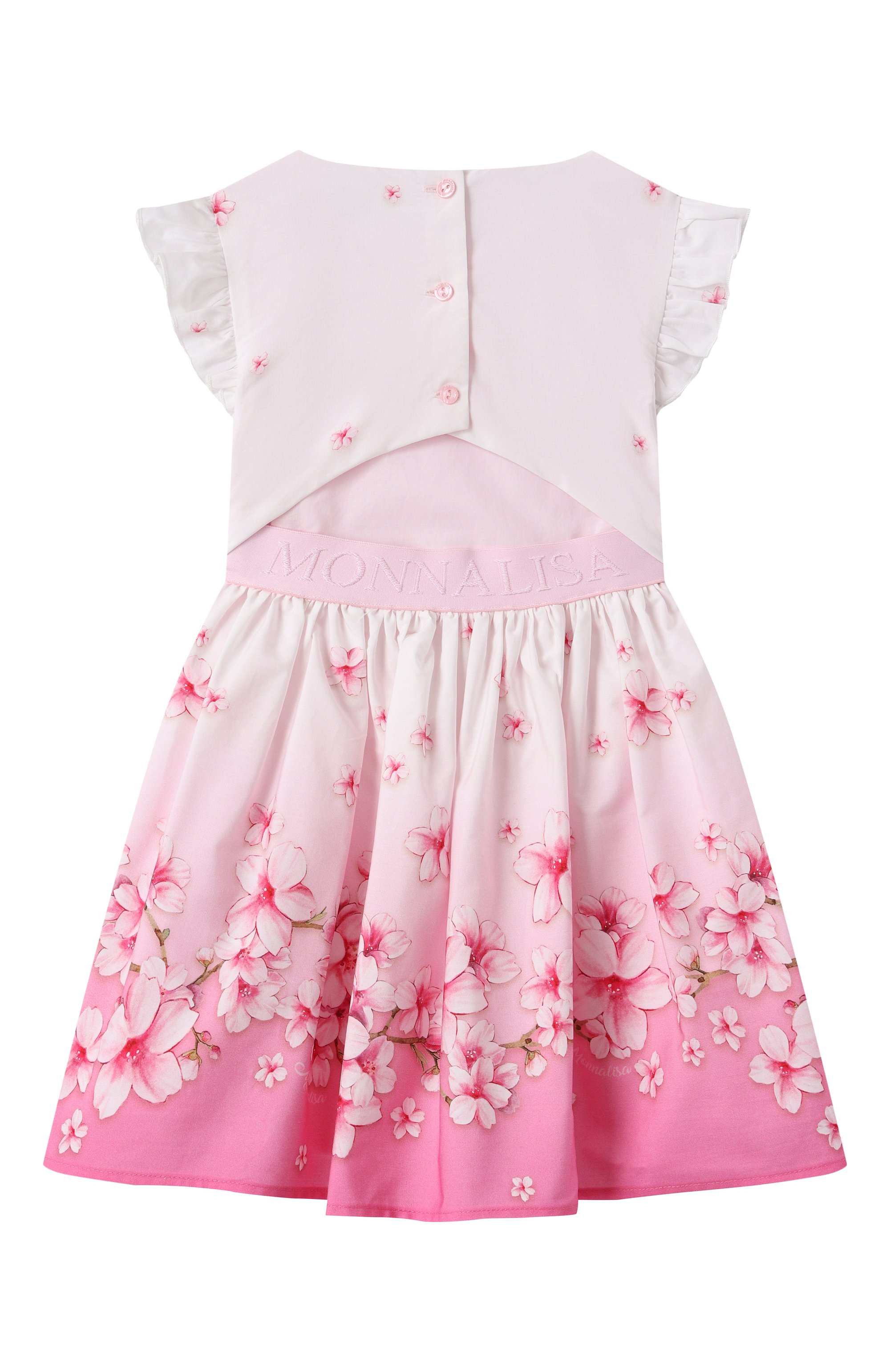 Хлопковое платье MONNALISA, арт. 11E912RU, фото 2