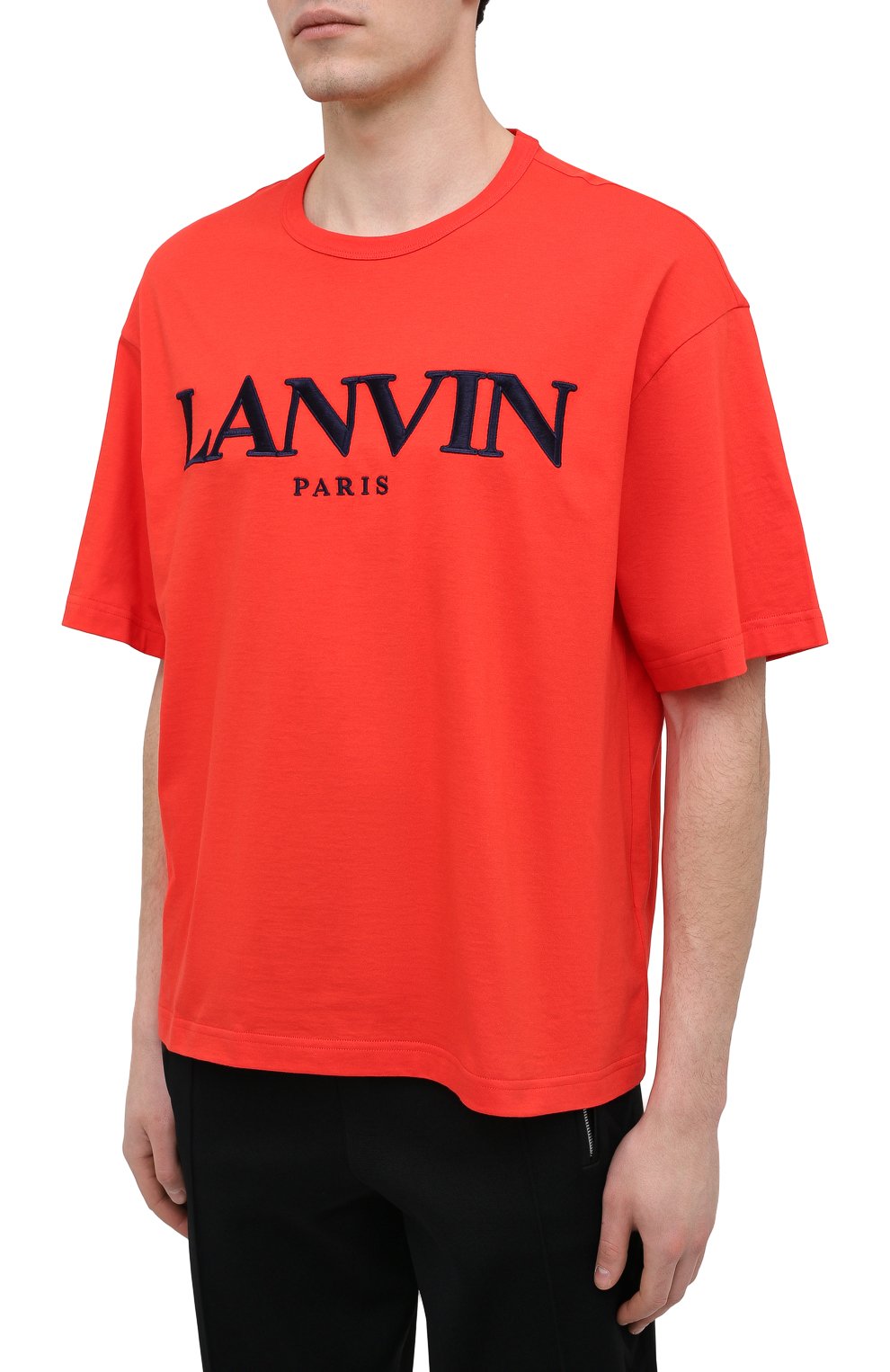 Хлопковая футболка LANVIN, арт. RM-JE0011-JR54-P21, фото 3