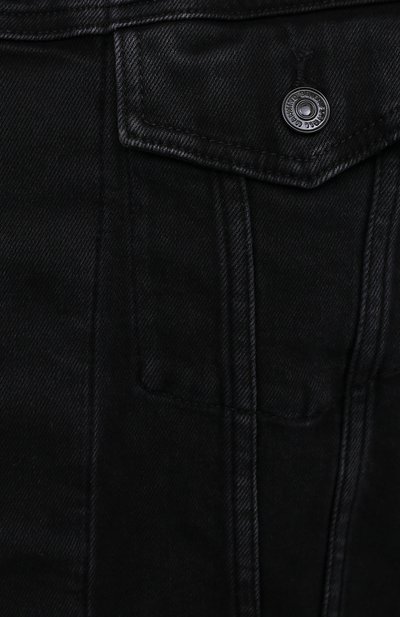 Джинсовая куртка 7 FOR ALL MANKIND черного цвета по цене 24250 руб., арт. JSK4B340FA, фото 5 Джинсовая куртка 7 FOR ALL MANKIND, арт. JSK4B340FA, фото 5