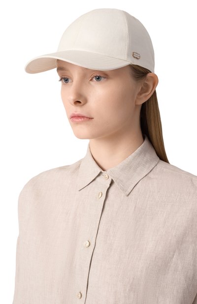 Льняная бейсболка AGNONA, арт. AK0902X/U3014, фото 2