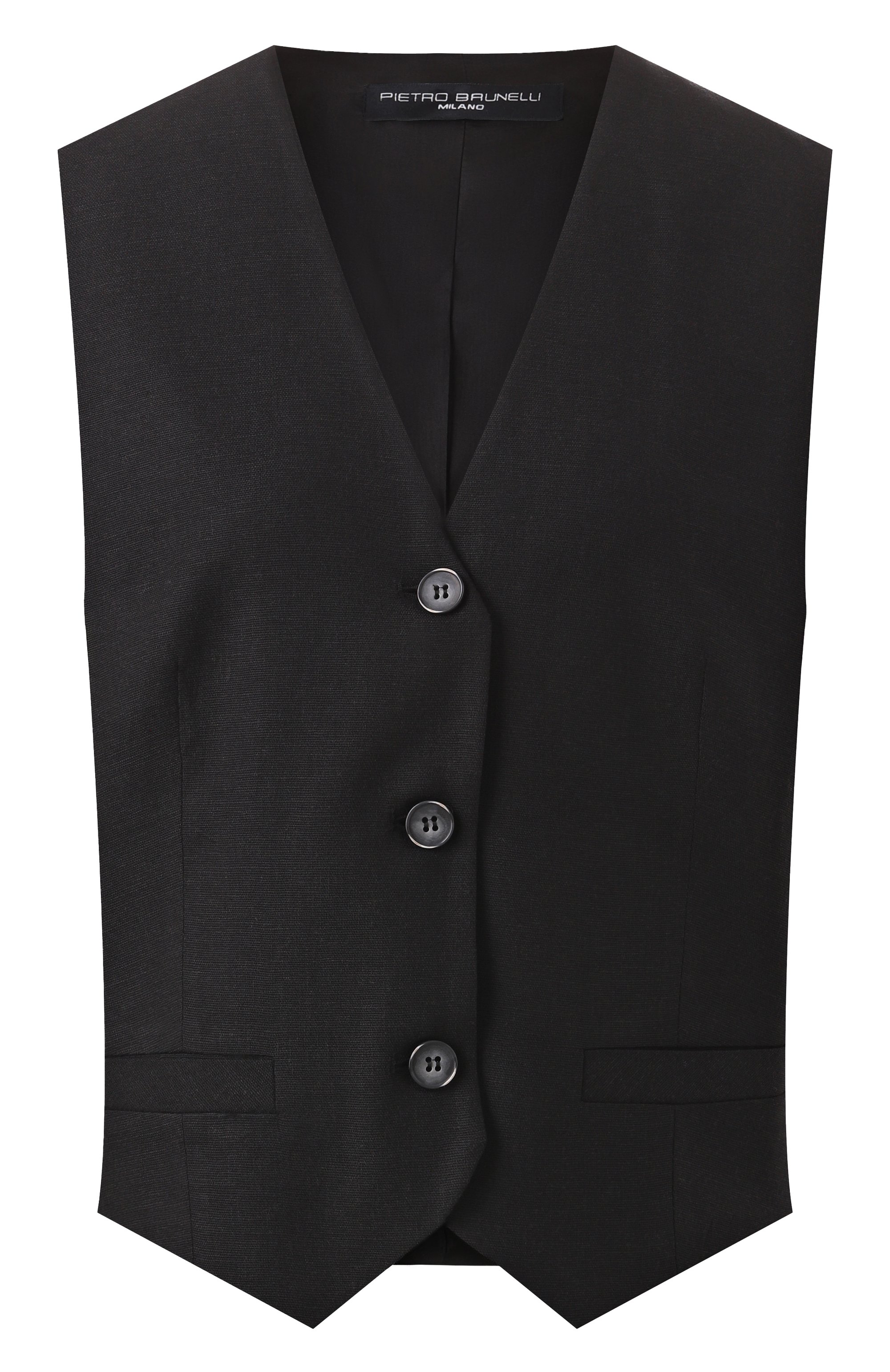Жилет из вискозы и льна PIETRO BRUNELLI, арт. VE0172/LIDAFN, фото 1