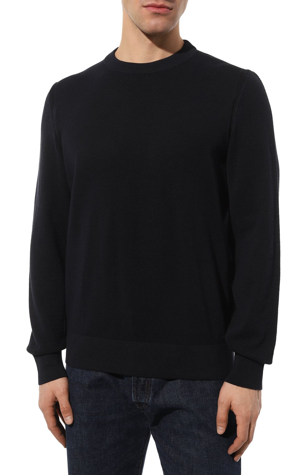 Хлопковый джемпер BOSS, арт. 50468190, фото 3