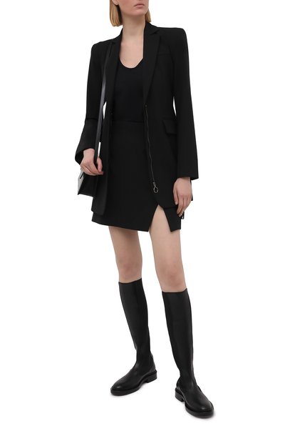 Юбка OFF-WHITE черного цвета по цене 54650 руб., арт. 0WCC117S21FAB001, фото 2 Юбка OFF-WHITE, арт. 0WCC117S21FAB001, фото 2