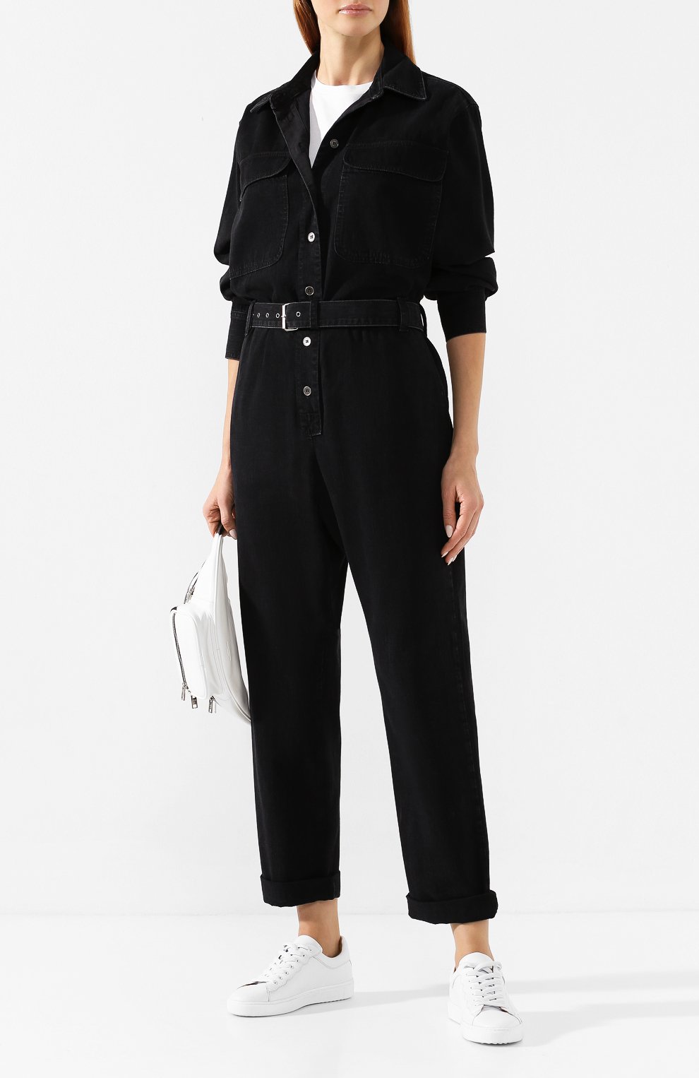 Джинсовый комбинезон RACHEL COMEY черного цвета по цене 39250 руб., арт. 193W-456-D1072 DENIM, фото 2 Джинсовый комбинезон RACHEL COMEY, арт. 193W-456-D1072 DENIM, фото 2