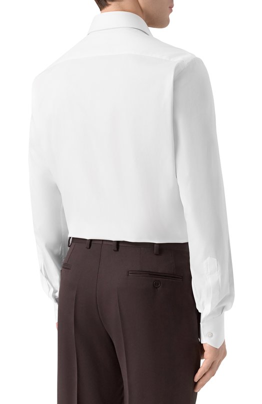 Хлопковая сорочка Stefano Ricci MC003678/BN1752/002/MTM/00102676 Белый  MC003678/BN1752/002/MTM/00102676 Фото 4