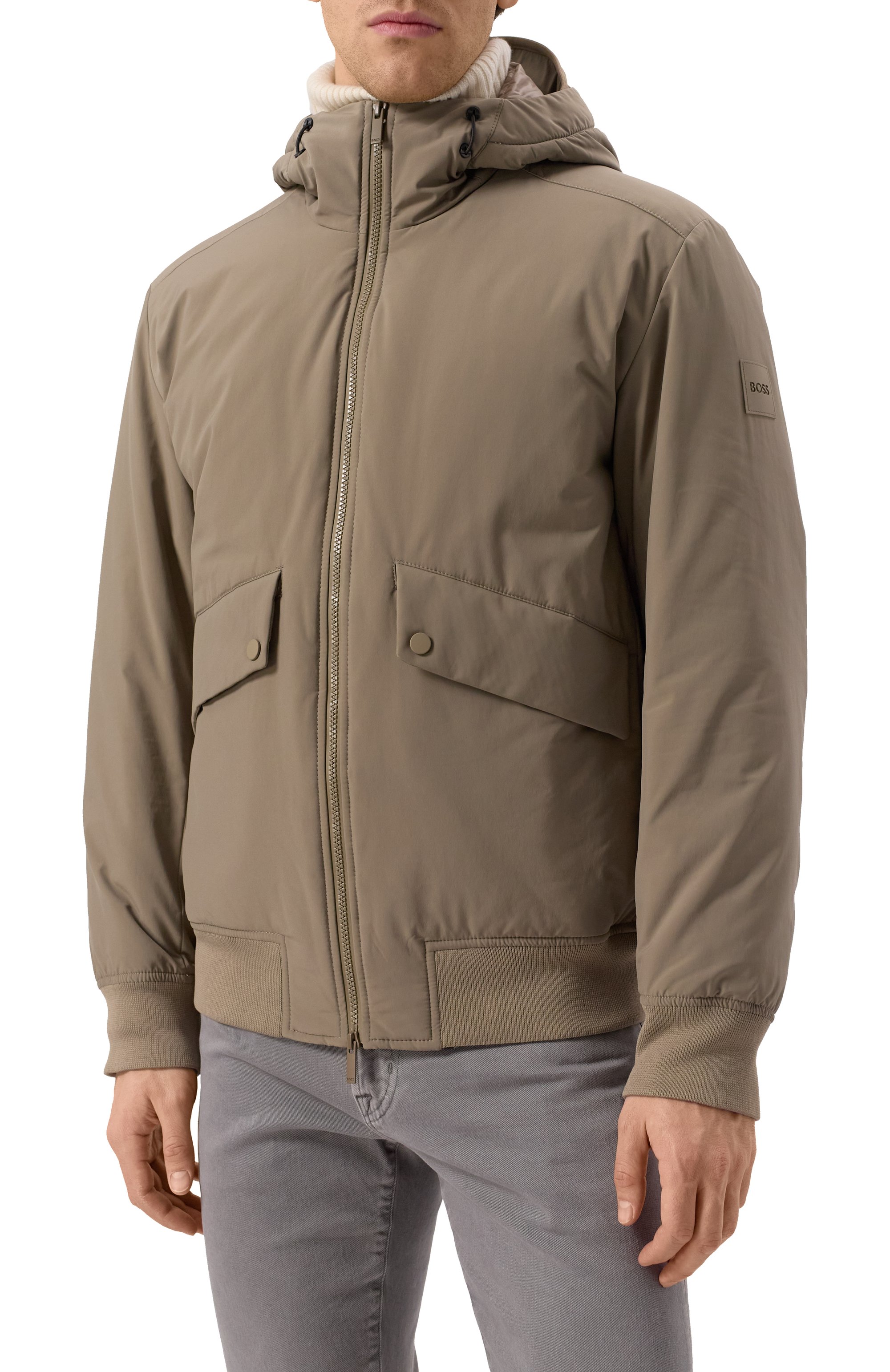 Пуховый бомбер BOSS, арт. 50534954, фото 3