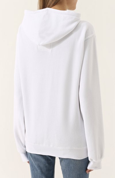 Хлопковая толстовка с принтом и капюшоном UNFORTUNATE PORTRAIT, арт. FASHI0N CIRCUS/H00DIE, фото 4