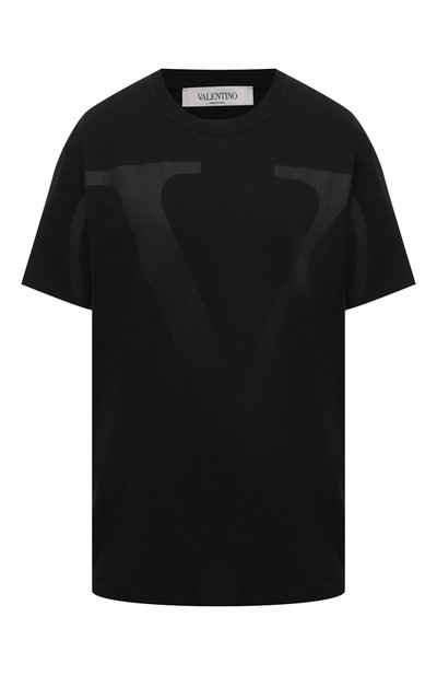 Женская хлопковая футболка VALENTINO, арт. VB3MG11C66H