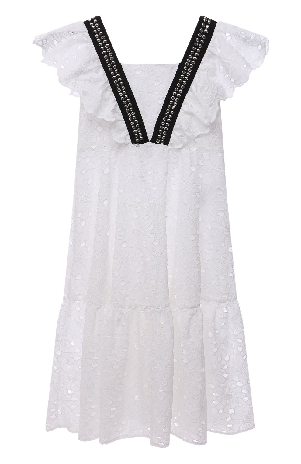 Хлопковое платье MONNALISA, арт. 417902, фото 1