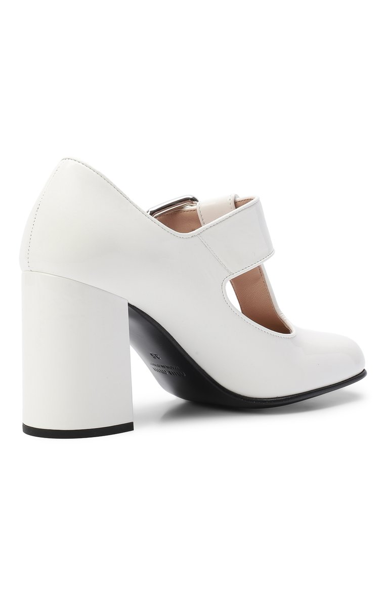 Кожаные туфли MIU MIU, арт. 5I242D-3AQF-F0009, фото 3