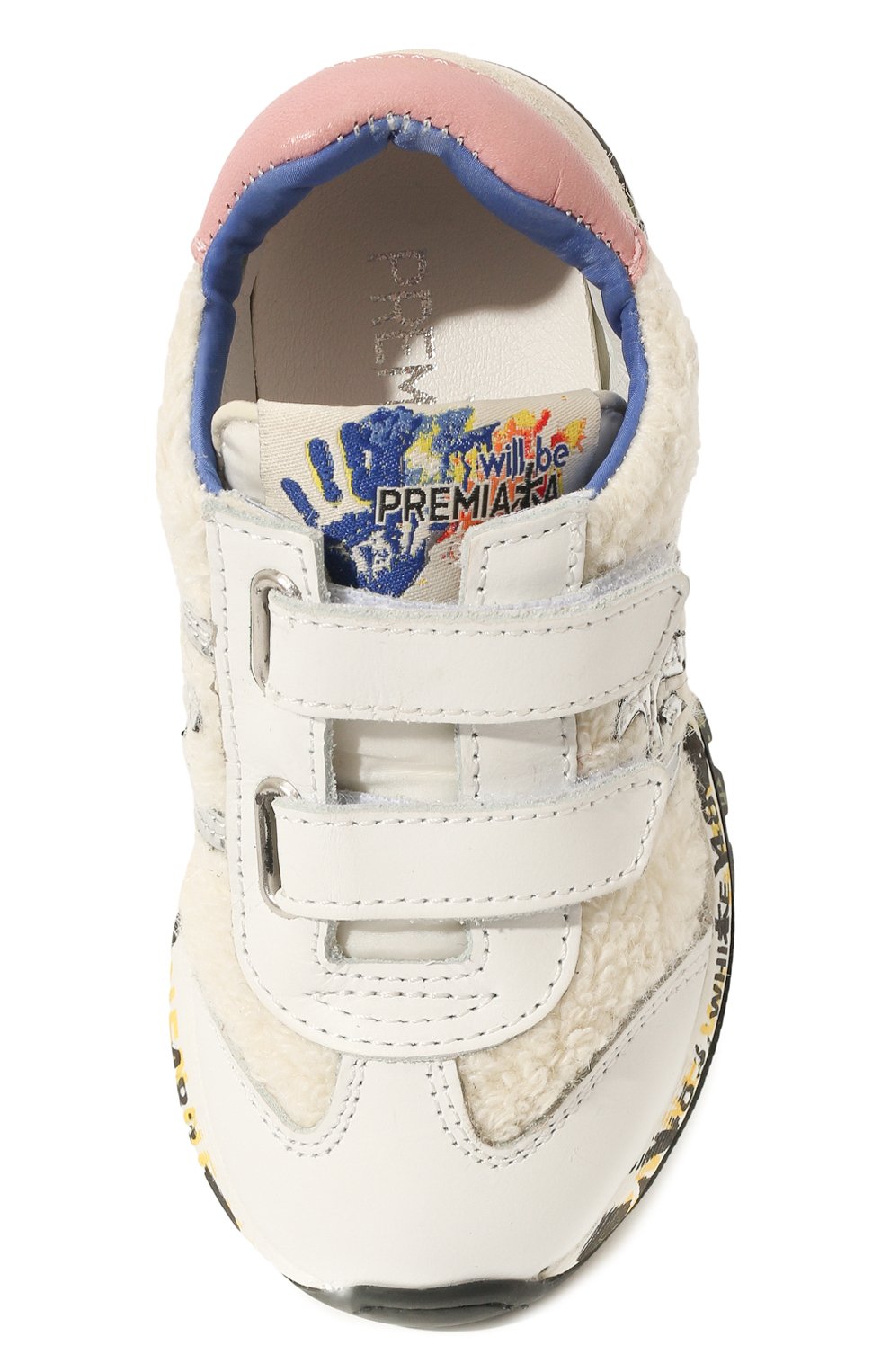 Кроссовки из кожи и текстиля PREMIATA WILL BE белого цвета по цене 19600 руб., арт. LUCY V/15021704/T0D, фото 4 Кроссовки из кожи и текстиля PREMIATA WILL BE, арт. LUCY V/15021704/T0D, фото 4
