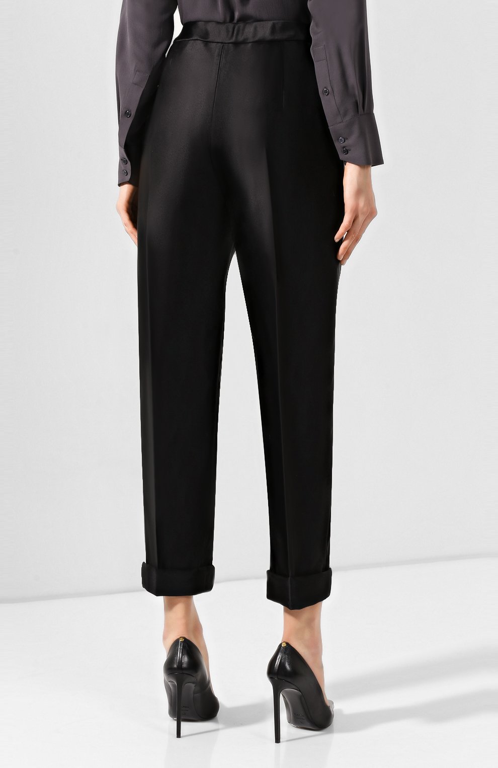 Шелковые брюки TOM FORD, арт. PAW282-FAX578, фото 4