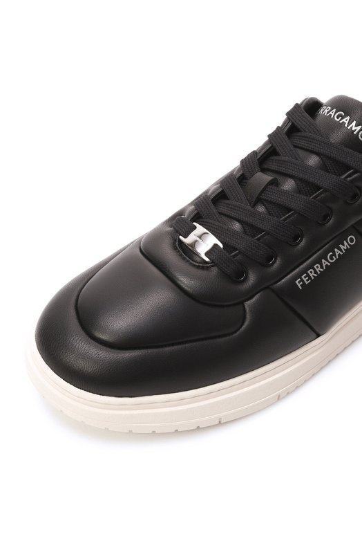Кожаные кеды Caro Ferragamo 774865 Чёрный  774865 Фото 7