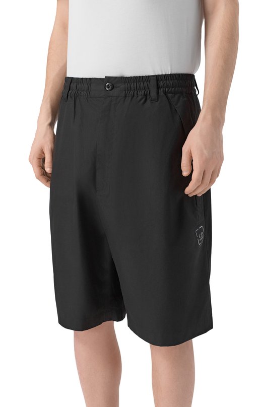 Хлопковые шорты C.P. Company 20CLBE039A/110542A Чёрный  20CLBE039A/110542A Фото 3