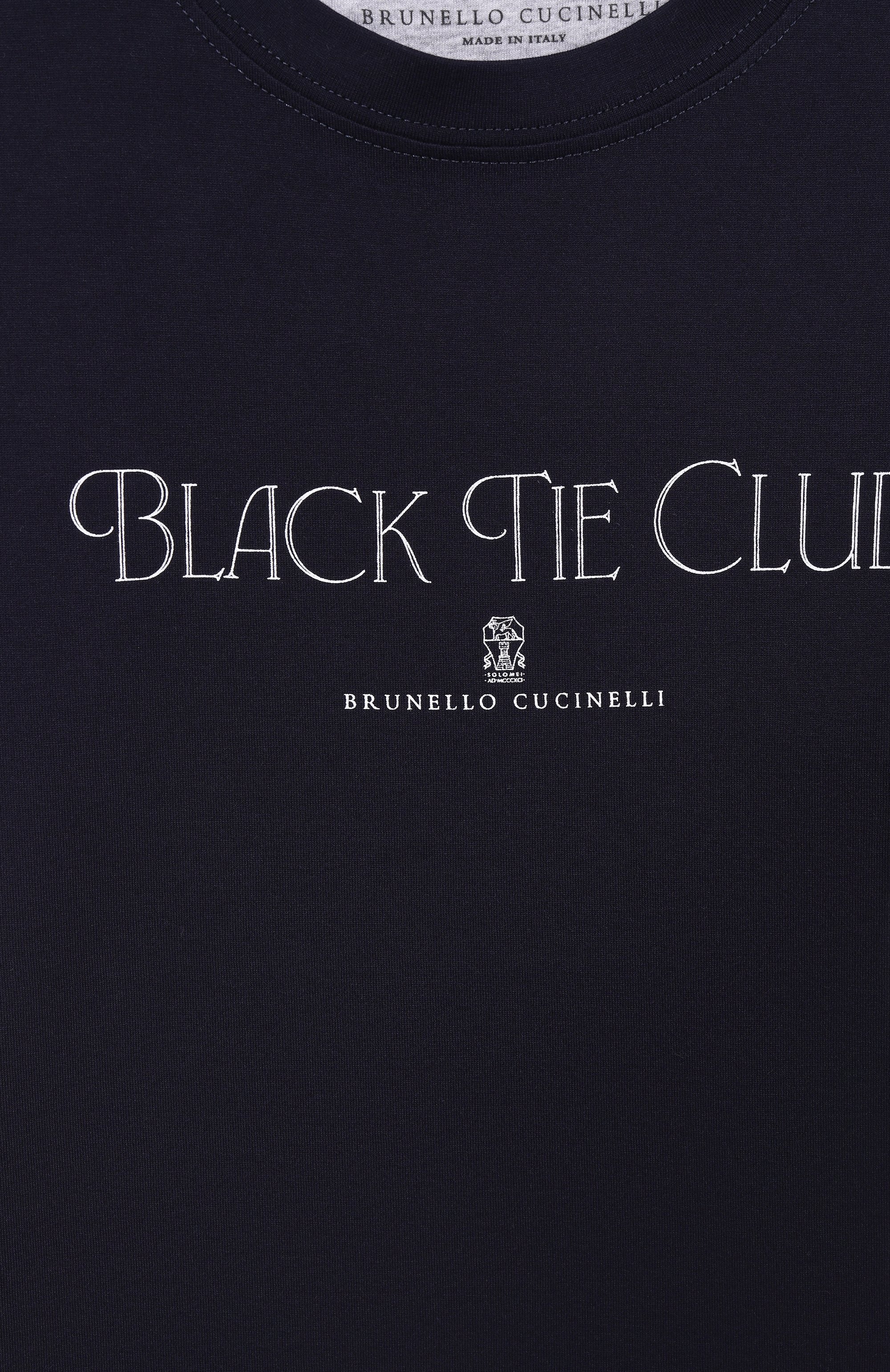 Хлопковая футболка BRUNELLO CUCINELLI, арт. B0B13S154A, фото 3