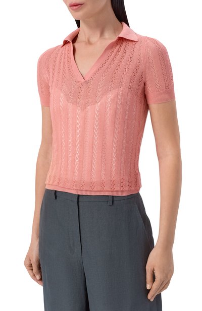 Поло из шелка и хлопка MVST, арт. M26.CSW.K432/G0NG, фото 3