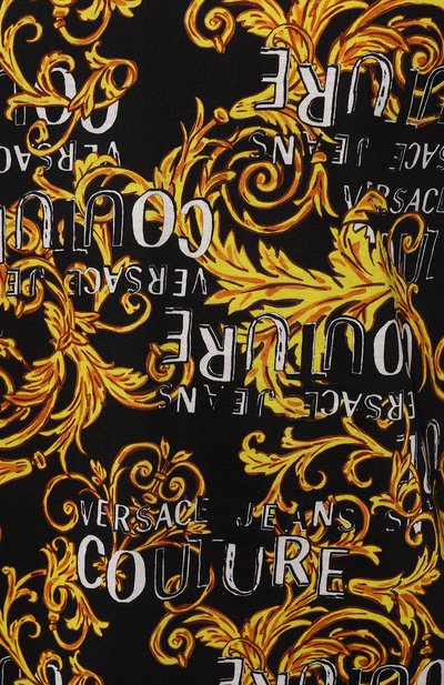 Хлопковая футболка VERSACE JEANS COUTURE, арт. 74GAH6S0/JS161, фото 5