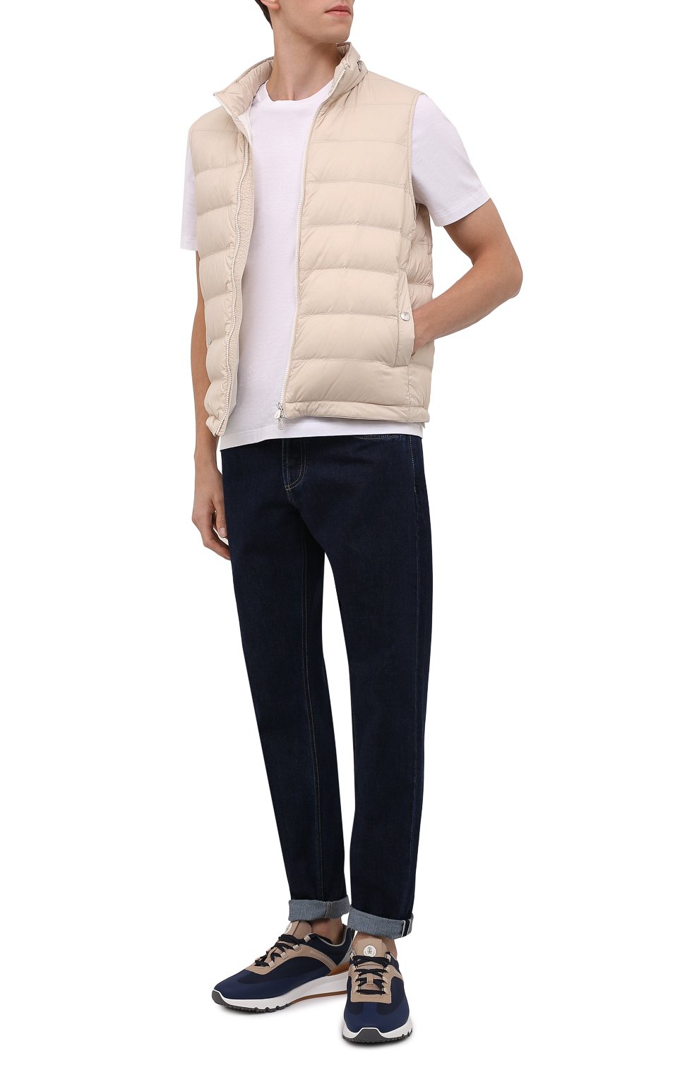 Комбинированные кроссовки BRUNELLO CUCINELLI, арт. MZUTBH0292, фото 2