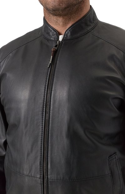 Кожаный бомбер WINDSOR, арт. B0RELL03-L/1300145/56, фото 5