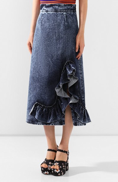 Джинсовая юбка MIU MIU, арт. GWD211-1SCI-F0008, фото 3