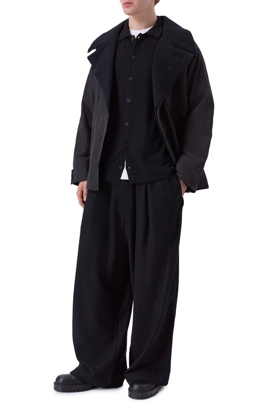 Кардиган из шерсти и вискозы Transit CFUTRB13484 Чёрный  CFUTRB13484 Фото 2