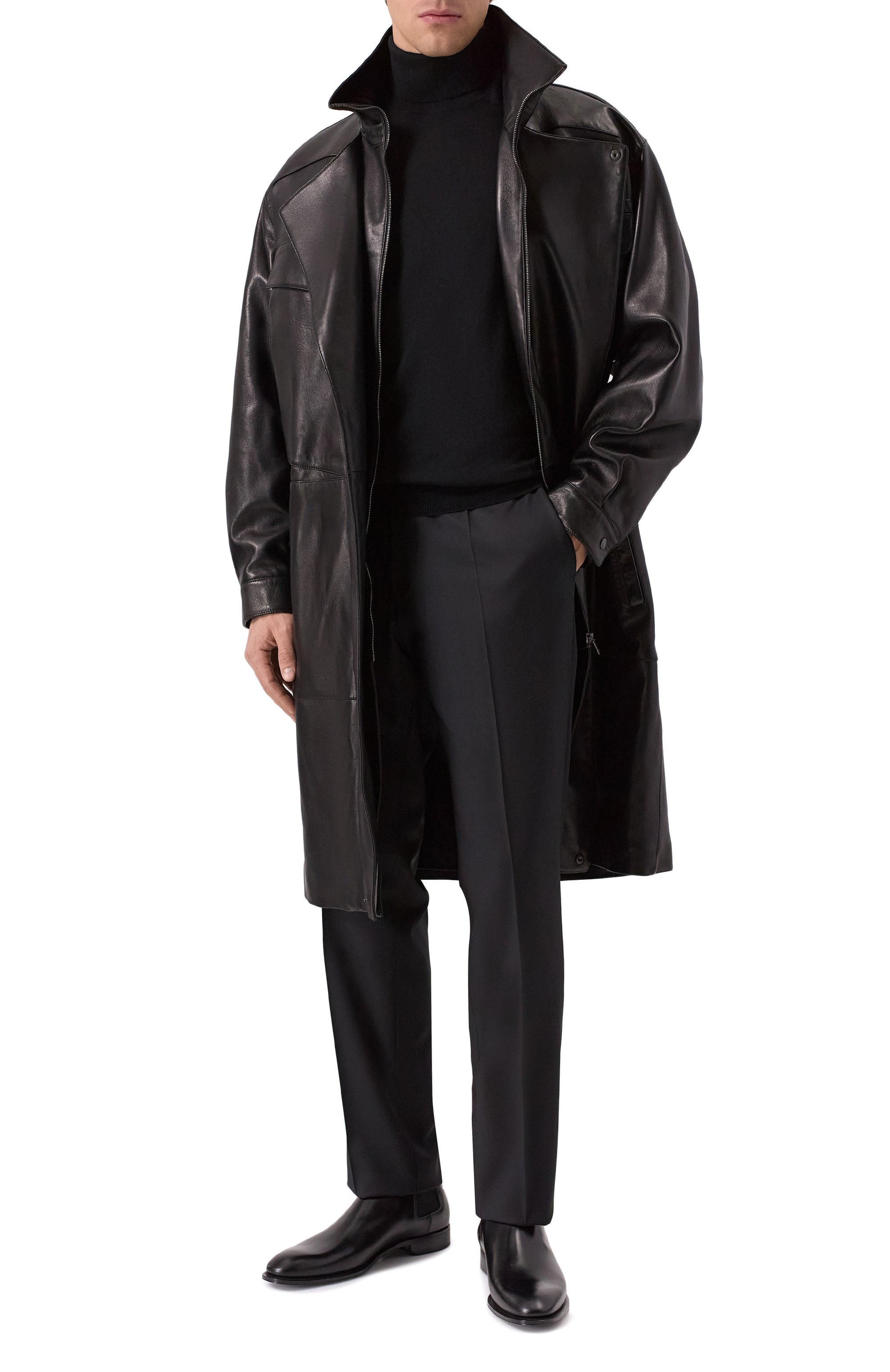 Кожаные челси adrien SAINT LAURENT, арт. 837991/AAE5G, фото 2